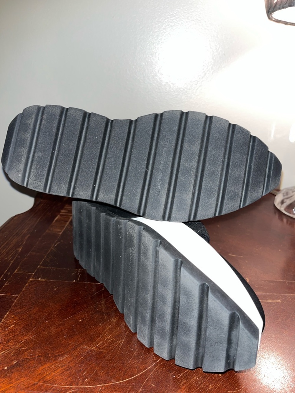 United Nude Black and White Platform Mary Jane Sneakers - Picture 7 of 8